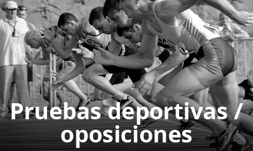 Preparar pruebas deportivas y oposiciones